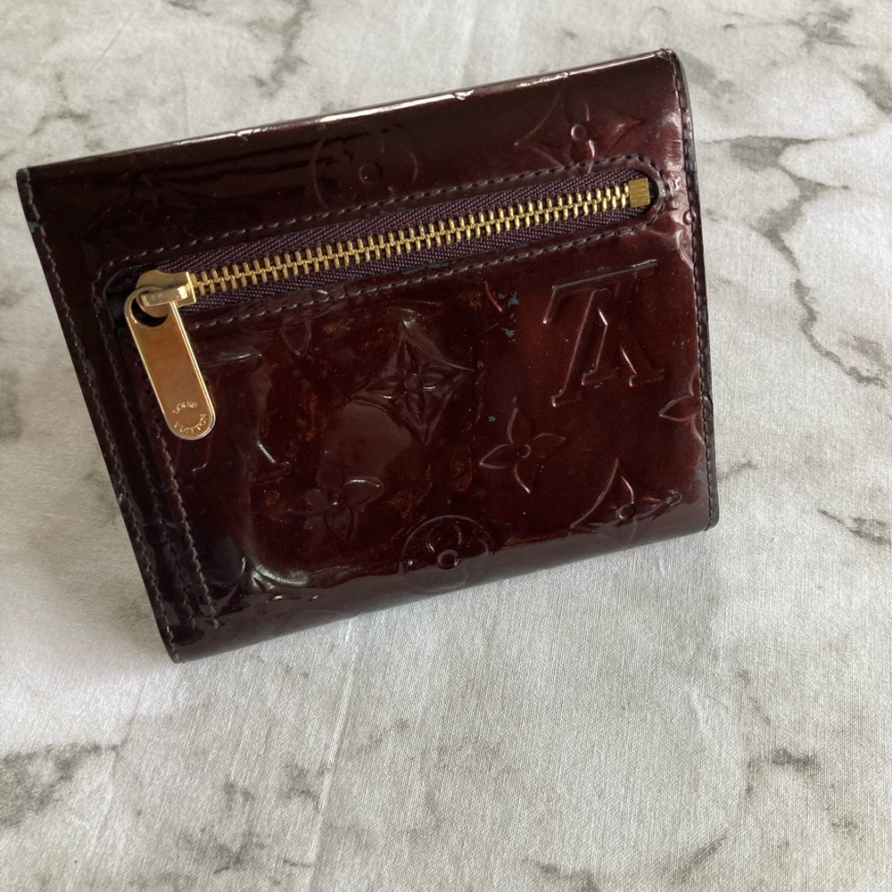 Louis Vuitton vernis patent leather amarante wallet - Picture 8 of 8